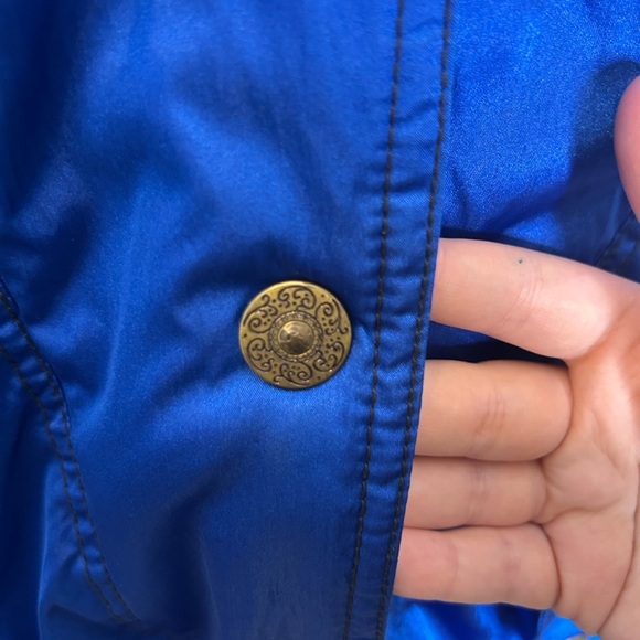 Vintage Obermeyer Ski Jacket Electric Blue Retro 80s/90s Women’s Size 10 Winter - Picture 4 of 10